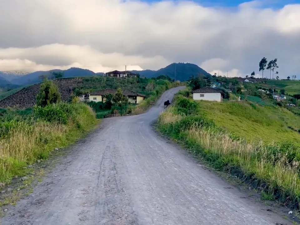 Camino de la vereda del resguardo de Mueses